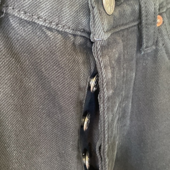 Zara Authentic Denim by TRF black high waist jeans Sz 2 - Picture 5 of 10